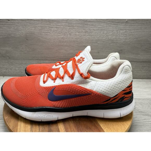 Nike Free Trainer V7 Week Zero Sneakers AA0881-803 Clemson Tigers Mens 11.5 - Picture 2 of 10